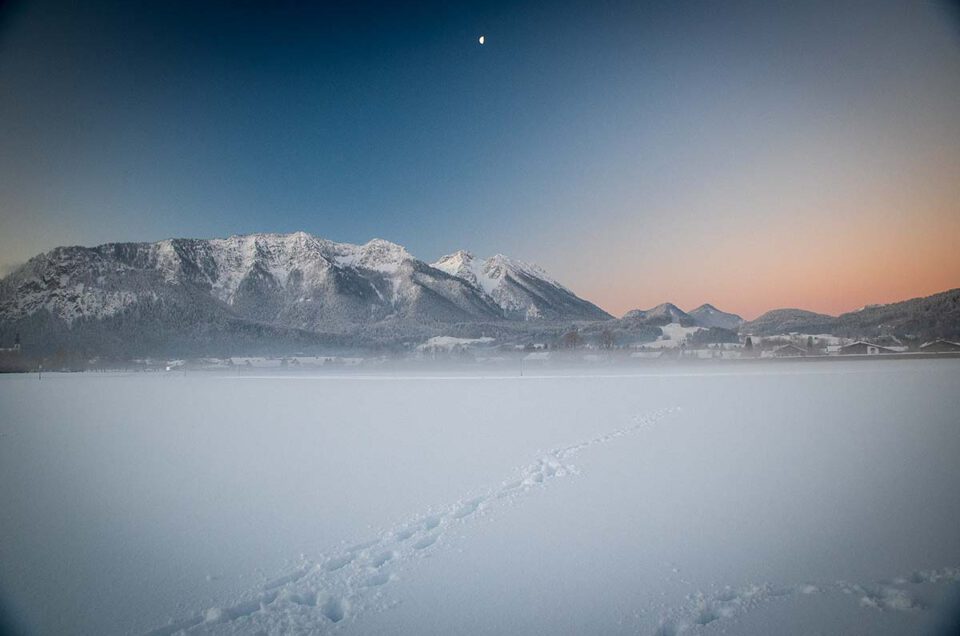 Wintermorgen in Inzell (Chiemgau)