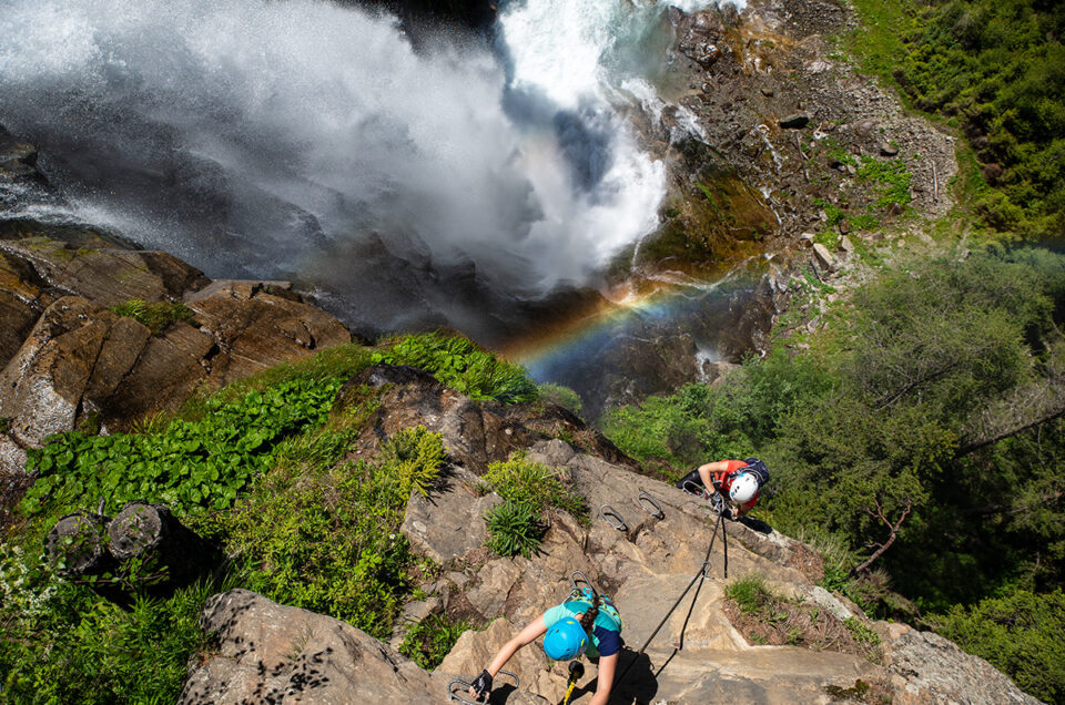 Stuibenfall Klettersteig / Umhausen Österreich